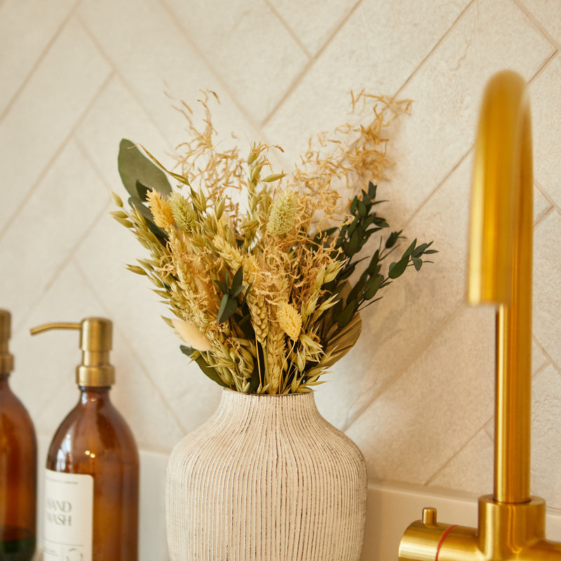 Dried Flowers Neutral Bouquet Letterbox Gift