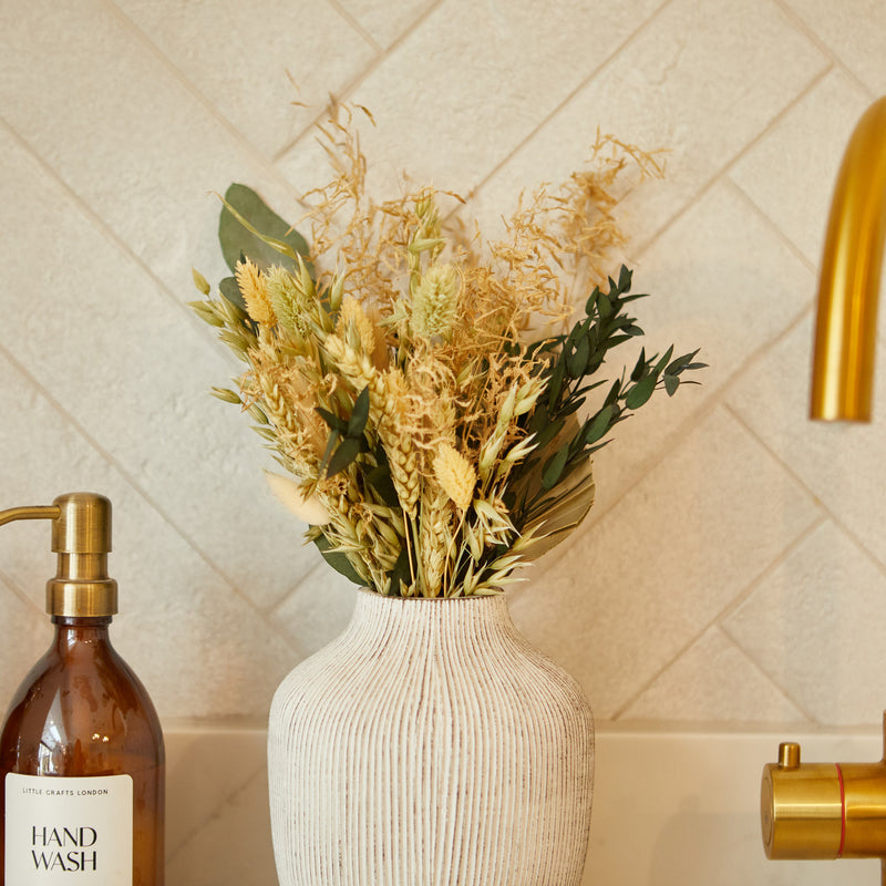 Dried Flowers Neutral Bouquet Letterbox Gift