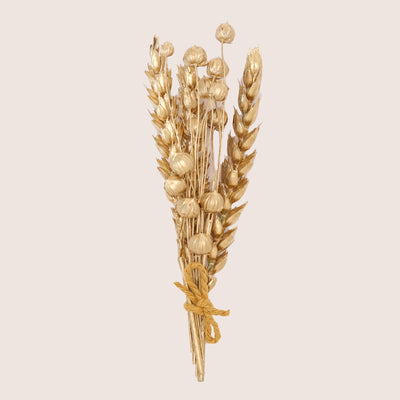 Mini Dried Flowers - Gold