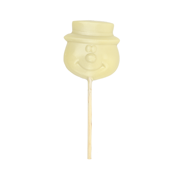 Snowman White Chocolate Lollipop